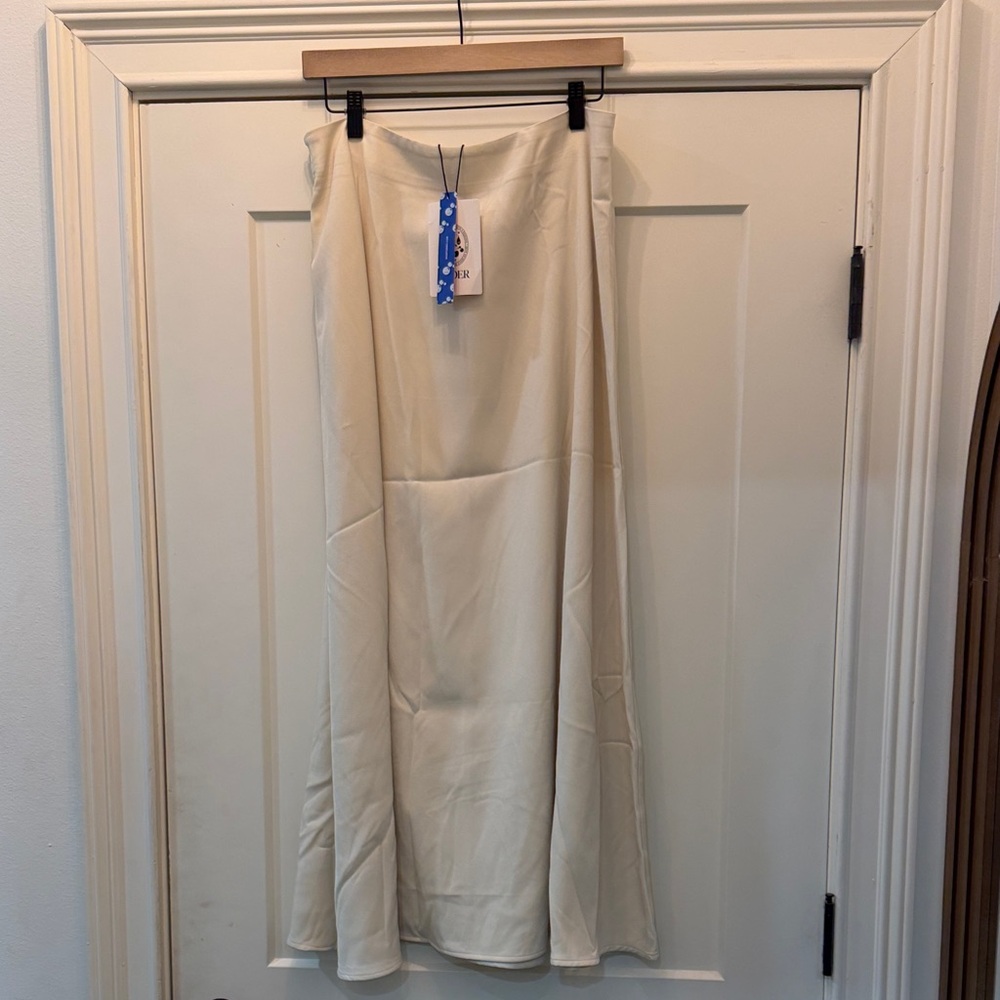 Cider Cream A-Line Skirt